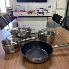 Bộ nồi chảo inox 5 lớp Mutosi MC-D54