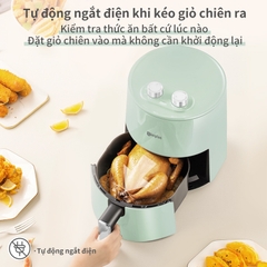 Nồi chiên không dầu Simplus KQZG007FZ Dung Tích lớn 4L