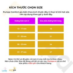 1 Phễu Hút Sữa Pumpa Hút Kiệt Sữa Không Đau Rát