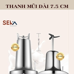 Máy làm sữa hạt SEKA LN-D28, xay sinh tố, nấu cháo chậm Cao Cấp