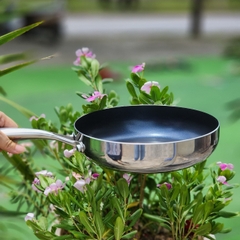 CHẢO INOX ĐÚC LIỀN KHỐI CHỐNG DÍNH KALPEN KAZLER 20 CM
