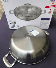 Chảo sâu lòng Elo Multiwok 28cm có vỉ hấp