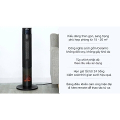 [Chính Hãng] Máy sưởi quạt sưởi gốm Ceramic Mutosi MCH-2000L