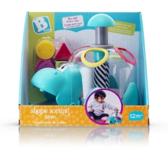 Đồ Chơi Thả Khối INFANTINO Hình Chú Hà Mã Xoay Tròn Giúp Bé Phát Triển Tư Duy Logic Cho Bé - Shape Sorting Hippo
