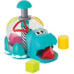 Đồ Chơi Thả Khối INFANTINO Hình Chú Hà Mã Xoay Tròn Giúp Bé Phát Triển Tư Duy Logic Cho Bé - Shape Sorting Hippo