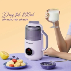 [TẶNG SÁCH CÔNG THỨC] Máy làm sữa hạt Nineshield KB- 112 - Nắp chống ổn - Lưỡi dao 8 cánh - Máy nấu sữa hạt Nineshield - Máy xay sinh tố đa năng