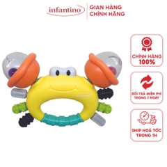 Gặm Nướu Cầm Tay Cho Bé INFANTINO Hình Cua Chất Liệu Nhựa ABS Cao Cấp An Toàn Khi Sử Dụng