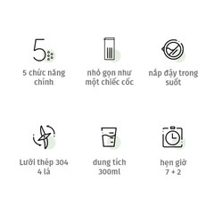 Máy Làm Sữa Hạt Mini SnapBee SK-205VN