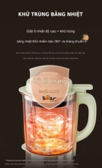 Máy Làm Sữa Hạt Đa Năng 1.75L Bear PBJ-D12V1, Nấu Sữa Đậu Nành, Xay Sinh Tố, chống ồn tốt, 10 Chức Năng, BH 18 tháng