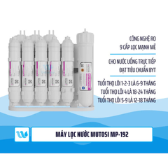 [Chính Hãng] Máy lọc nước để gầm Mutosi MP-192
