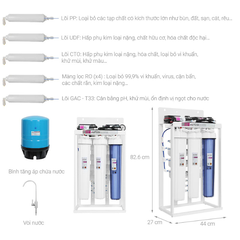 [Chính Hãng] Máy lọc nước Mutosi MP-50-GT công suất lọc 50L/h