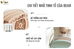 Máy sưởi gốm đa năng Bear DNQ-A19B1 BH 6 tháng, bản nội địa