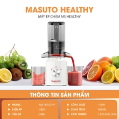 MÁY ÉP CHẬM MASUTO MS HEALTHY
