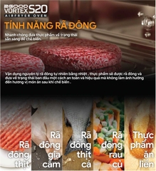 Nồi Chiên Không Dầu 2GOOD Vortex S-20 Air Fryer Oven