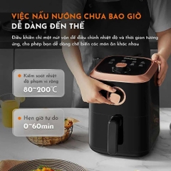Nồi chiên không dầu Gaabor GA-E45A02 (4.5L)