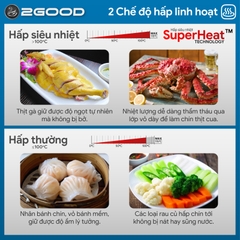 Nồi Chiên Không Dầu Kèm Hấp 2GOOD S100