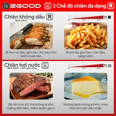Nồi Chiên Không Dầu Kèm Hấp 2GOOD S100