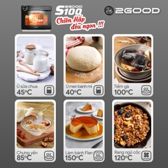 Nồi Chiên Không Dầu Kèm Hấp 2GOOD S100