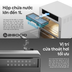 Nồi Chiên Không Dầu Kèm Hấp 2GOOD S100