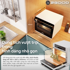 Nồi Chiên Không Dầu Kèm Hấp 2GOOD S100