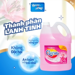 Nước lau sàn Clara - Hương hoa ly - Can 3.8Kg