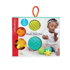 Set 10 Bóng Cảm Giác INFANTINO Textured Multi Ball Dành Cho Bé Giúp Phát Triển Kỹ Năng Và Trí Tuệ
