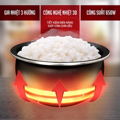 Nồi cơm điện lòng niêu Masuto 1,8l MC-RC1800
