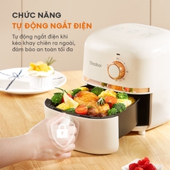 Nồi chiên không dầu GAABOR AF20M-YE01A dung tích 2L công suất 900W