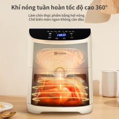 Nồi chiên không dầu Simplus Dung tích lớn 5.5L KQZG012 - Bảo Hành 1 Năm 1 Đổi 1