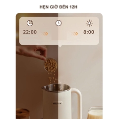 Máy làm sữa hạt Bear 600ml D06X3,  6 chức năng, xay nấu sữa hạt, xay sinh tố đa năng,  – Hàng chính hãng BH 6-18 tháng