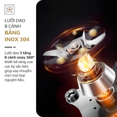 Máy Làm Sữa Hạt OLIVO X24 PRO 2100W Xay Nấu Đa Năng Chống Trào, Mâm Nhiệt Gốm Chống Dính