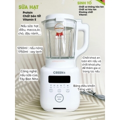 Máy Làm Sữa Hạt CREEN BA-138 Đa Năng Công Suất Xay Và Nấu 800W Dung Tích 1.75L