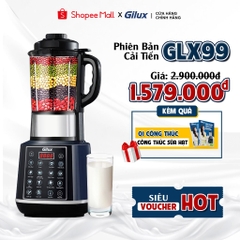 Máy làm sữa hạt đa năng Gilux GLX99 – 15in1 Nấu sữa hạt, Nấu cháo – soup, Xay sinh tố