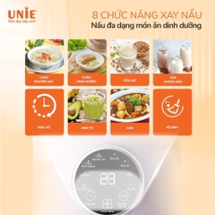 Máy làm sữa hạt Unie UMB10 1L - Lưỡi dao 8 cánh inox 304 cao cấp, công suất 800W