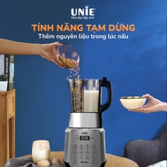 Máy làm sữa hạt Unie V9S, công suất 1800W, dung tích 1.75L, tự làm sạch cối thủy tinh, hàng cao cấp bảo hành 24 tháng