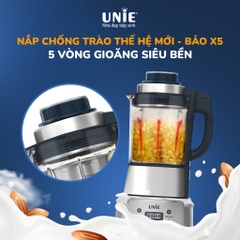 Máy làm sữa hạt Unie V9S, công suất 1800W, dung tích 1.75L, tự làm sạch cối thủy tinh, hàng cao cấp bảo hành 24 tháng