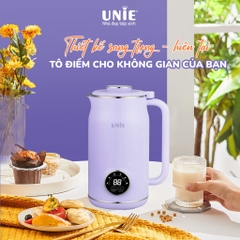 Máy làm sữa hạt đa năng UNIE UMB06, 6 tính năng xay nấu, chất liệu inox 304 cao cấp