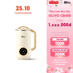 Máy Làm Sữa Hạt OLIVO CB400 – Nhỏ Gọn Tiện Mang Theo – Đa Chức Năng