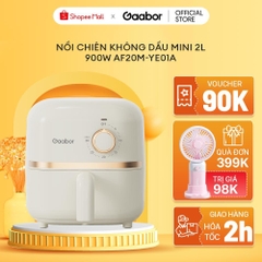 Nồi chiên không dầu GAABOR AF20M-YE01A dung tích 2L công suất 900W