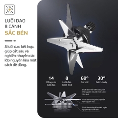 Máy Làm Sữa Hạt OLIVO X20 PLUS – Bản Nâng Cấp Có Tới 3 Chức Năng Nấu Sữa, Tạm Dừng Thông Minh