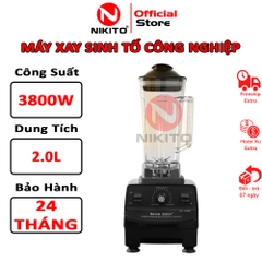Máy Xay Công Nghiệp SILVER CREST 3800W SC-4099, Máy Xay Sinh Tố Công Nghiệp đa năng: Xay đá, rau má, thịt, cá..