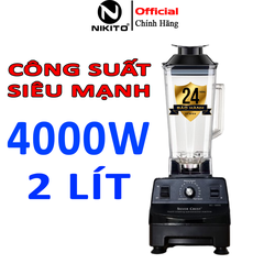 Máy Xay Công Nghiệp SILVER CREST  SC-3899. Máy Xay Sinh Tố Công Nghiệp 3800W, Xay Cháo, Rau Má Sinh Tố, Rau Củ quả