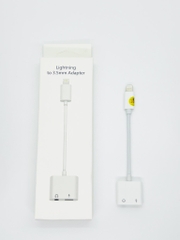 Jack Chuyển Tai Nghe 2 in 1 Cổng Lightning ( Hàng Outside N.Máy )