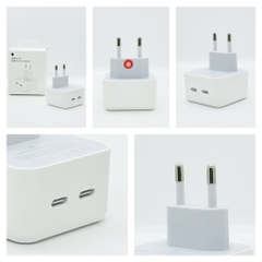 Cóc Sạc USB-C + C 35W Chính Hãng (2C)