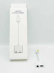 Jack Chuyển Tai Nghe 2 in 1 Cổng Lightning ( Hàng Outside N.Máy )