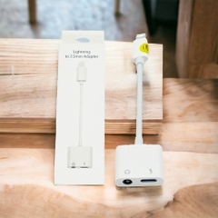 Jack Chuyển Tai Nghe 2 in 1 Cổng Lightning ( Hàng Outside N.Máy )