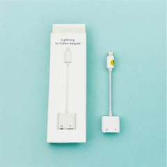 Jack Chuyển Tai Nghe 2 in 1 Cổng Lightning ( Hàng Outside N.Máy )