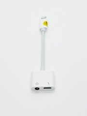 Jack Chuyển Tai Nghe 2 in 1 Cổng Lightning ( Hàng Outside N.Máy )