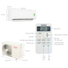 Máy lạnh Toshiba 2 HP Inverter RAS-H18C4KCVG-V