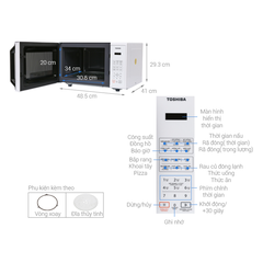 Lò vi sóng Toshiba ER-SS23(W1)VN